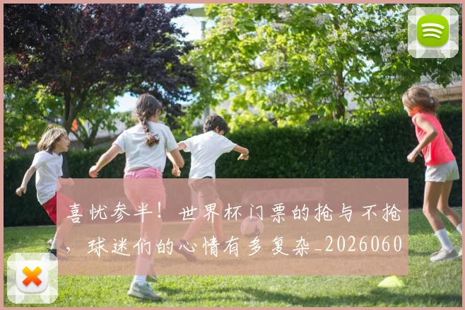 喜忧参半！世界杯门票的抢与不抢，球迷们的心情有多复杂_20260604144247